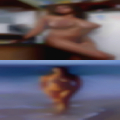 Nude woman missing